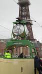 BLACKPOOL TRAM NAMED GEORGE FORMBY 2012