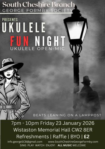 Branch Poster January 2026 film noir, 'better than leaning on a lamppost'